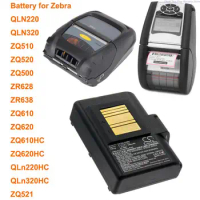 CS 3400mAh Battery for Zebra QLN220,QLn220HC,QLN320,QLn320HC,ZQ500,ZQ510,ZQ520,ZQ610,ZQ620,ZR628,ZR638,ZQ610HC,ZQ620HC