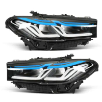 Projector Headlamp LED Headlight High Low Beam LCI M5C Style for LHD Car
