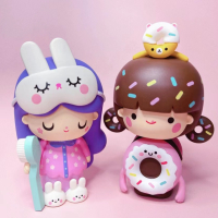 POP MART Momiji Perfect Partner Figurine Kawaii ตุ๊กตารูปของเล่น Surprise กระเป๋าตกแต่งรถ Art ของเล่นของขวัญผู้ใหญ่ Kids