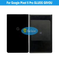 For Google Pixel 6 Pro GLUOG G8VOU Battery Back Cover Glass Strips Housing Case Rear Cover Glass Strips Replacement Parts