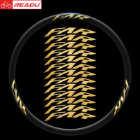 READU Road bike Air3 35Disc RIM sticker bicycle wheel set stickers personalized decoration waterproof sunscreen cycling decals