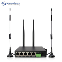 批發300M物聯網工業網關RS232RS485串口插卡WiFi無線4G工業路由器【Snowbelle優選】