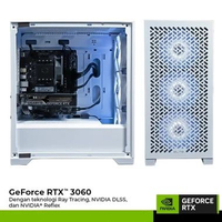 PC Gaming Myth Hunter 5 GeForce RTX 3050 White RTX 3060 12GB