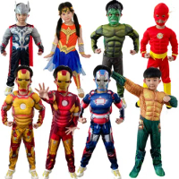 Cosplay Superhero Hulk Thor Iron man Mascot Costume Advertising ceremony Fancy Dress Party Animal carnival perform shows props