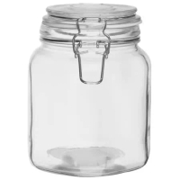 《Anchor Hocking》扣式玻璃密封罐(1.1L) | 保鮮罐 咖啡罐 收納罐 零食罐 儲物罐