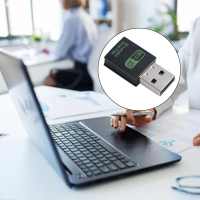 Main dan Main Penyesuai Rangkaian Wifi BT+AC600 WLAN Dongle Kad Rangkaian 600M WLAN Dongle Dual Band