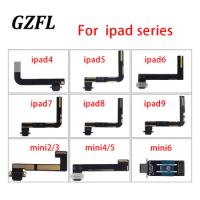 For iPad 4 5 6 iPad7 8 9 mini2 3 4 5 6 Tail Plug Small Board Charg Connector Flexible Ribbon USB Charging Dock Flat Cable