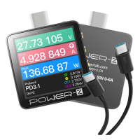 【Kamera】POWER-Z USB PD 測試儀 測量儀 + 數據線 1.5M(KM003C/chargerLAB)