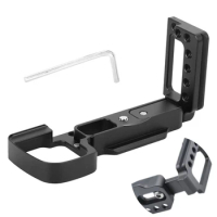 Quick Release Vlog L Plate Bracket Holder Hand Grip for Sony A6000 A6100 A6300 A6400 Digital Camera for Arca Swiss Tripod Head