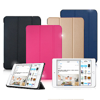 VXTRA 2019 iPad mini/mini 5 經典皮紋三折保護套