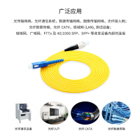 ecom-Grade Single-Mode Single-Core Fiber Optic Jumper  FC-FC/SC/ST/LC Pigtail Cable 1m/2m/3m/5m
