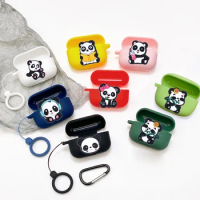funny Panda Case for Xiaomi Buds 4 Pro Case Cute Silicone Earphones Cover for Redmi Buds 4Pro Case
