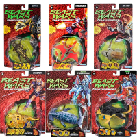 ของเล่น Transformers Beast Wars Terrorsaur Iguanus Cybershark Kenner วินเทจ เรโทร การ์ดแบ็ก รุ่น Del
