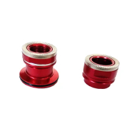 Novatec F372SB rear side caps quick release qr Bicycle Accessories in RED only
