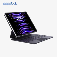 iPad Pro12.9 Keyboard Magnetic Floating Smart Keyboard Folio Bluetooth Wireless Backlit Rechargeable Keyboard Case With Touchpad