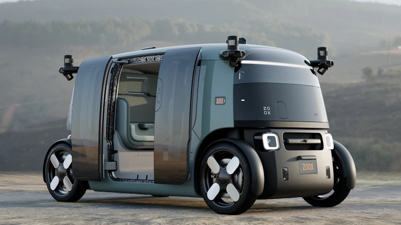 Amazon傘下Zoox、運転席のないロボタクシーがラスベガスで有料運行を