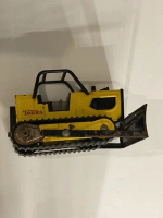 Vintage 1970s Tonka Toys Caterpillar T-6 Bulldozer - Pressed Steel