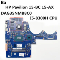 For HP Pavilion 15-BC laptop motherboard DAG35NMB8C0 With I5-8300H CPU N17P-G0-A1 tested 100%OK