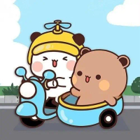 คู่ BUBU & DUDU การ์ตูน บุคลิกภาพ สติ๊กเกอร์ เหมาะสำหรับรถยนต์และตัวรถ การออกแบบการปิดกั้นรอยขีดข่วน