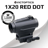 VictOptics SRD 1x20 Reflex Sight Red Dot Scope 3MOA Dot Size with 8 Levels Red Dot Intensity For AR Series