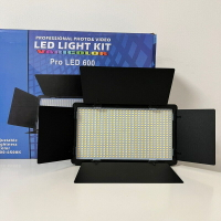 單反攝影燈視頻直播led攝像燈補光燈PRO LED U600+ U800+戶外室內【Snowbelle優選 】