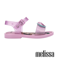Melissa-果凍透明小美人魚涼鞋(大童)-粉色