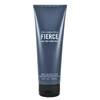 【Abercrombie &amp; Fitch】AF Fierce 4合1 Fierce男性臉/頭髮洗潤/沐浴露 250ml(軟管包裝 平行輸入)