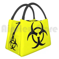 Cooler Lunch Bag Picnic Bag Biohazard 2932 Biohazard Biology Danger Symbol Indication Armed Sign