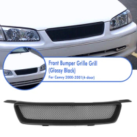 Car Front Bumper Replacement Upper Grille Grill Mesh For Toyota Camry 4 Door 2000-2001 Sport
