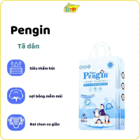 Bỉm/ tã dán trẻ em sơ sinh Pengin size NB/S/M 50 miếng - 23h.shop