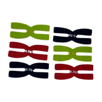 20PCS Silicone Badminton Racket Lead Weight Tape Weight Balance Bar Adhesive Weight Strip H-Shape 0.5G