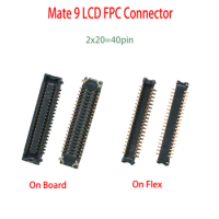 2pcs LCD Display FPC Connector Port For Huawei Mate9/Mate 9 Lite/P9 Plus/Y7 2017/GR5/P8/Max/P6 Plug On Cable Motherboard 40pin