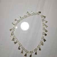 renda bahan tembaga sepuh emas