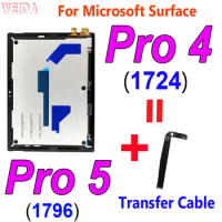 for Surface Pro 5 1796 LCD For Microsoft Surface Pro 4 1724 LCD Display Touch Screen Digitizer Assembly for Surface Pro 6 LCD
