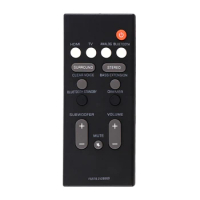 Replacement Remote Control FSR78 ZV28960 For Yamaha YAS-106 YAS-207 ATS-1060 YAS-107 ATS-1070 Bluetooth Soundbar System