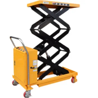 New Electrical Battery Powered Platform Trolley Mobile Scissor Lift Table