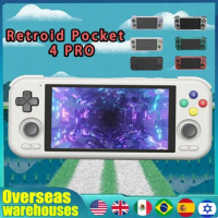 Retroid Pocket 4 Pro Official Store Handheld Game Console 4.7“ Video Game 8G+128GB RP4 Android 13 WiFi 6.0 Bluetooth 5.2 PSP PS2