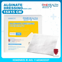 Alginate Dressing 15x15 cm Wound Penutup Alginat Luka Alginat Kasa Alginat Calcium Allginate Wound D