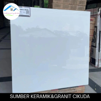 PROMO GRANIT 60X60 PUTIH POLOS GLOSSY | ARNA NUSANTARA WHITE LOCAL