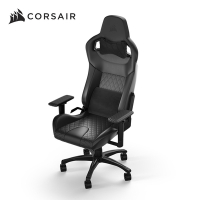 CORSAIR 海盜船 T1 RACE V2 皮革電競椅-黑+黑(含安裝) /CF-9010059-WW
