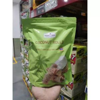 山姆代購泰國進口黑芝麻雞蛋椰子卷休閒食品椰奶蛋卷小點心400g