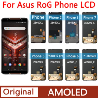 Original ROG Series Screen For ASUS ROG Phone 1 2 3 5 5S 5S Pro 5 Pro 6 6 Pro 7 7 Ultimate LCD Touch Screen Digitizer Assembly