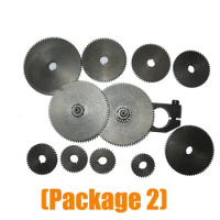 Lathe Machine Metric Change Gear lathe gear spare parts , metal gear for 210 lathe 84/80/72/70/66/60/52/50/40/33/30/24/20T metal