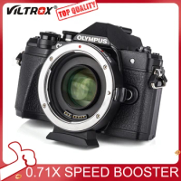 Viltrox EF-M2II 0.71x Speed Booster Focal Reducer Lens Adapter Auto Focus for Canon EF Lens to Panasonic Olympus M43 Camera