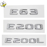 New Car Rear Sticker Emblem Badge Decal Number Trunk Auto Accessories For Mercedes E Class E63 E200 E200L Benz W201 W124 AMG GT