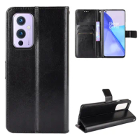 Fashion Wallet PU Leather Case Cover For OnePlus 9/Oneplus 9 9R 9RT 9 Pro Flip Protective Phone Back Shell With Card Holders