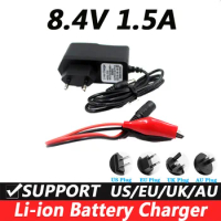 8.4V 1.5A Lead-acid Battery Charger Can Be Used For Electric Scooters Electric Bicycles Suitable For Golf Carts And Wheelchairs
