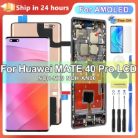 6.76'' For HUAWEI Mate 40 Pro Display Replacement, Original For Mate40 Pro NOH-NX9 NOH-AN0 LCD Touch Screen Digitizer Assembly