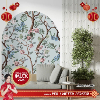 Stiker Dinding | Wall Decal | Wall Arch | Arch Design Motif Chinoiserie | Stiker Decal | Stiker Deko