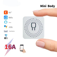 Tuya Mini Wifi Smart Switch Module Support 2 Way Control Smart Home DIY Switches Smart Life APP Alexa Google Home Voice Control